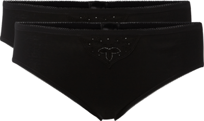 Schiesser Tai Panty im 2er-Pack Black 3