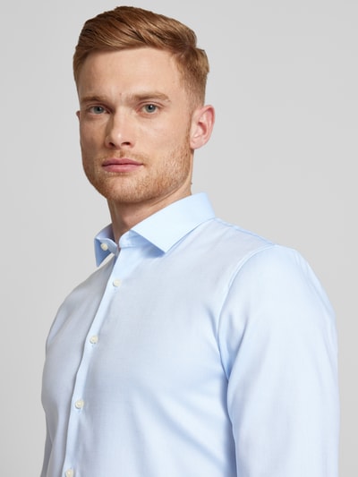 OLYMP No. Six Super slim fit zakelijk overhemd met kentkraag, model 'Nick' Bleu - 3