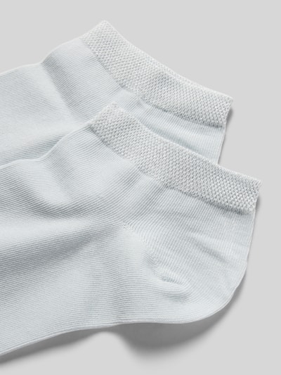 CK Calvin Klein Sneakersocken mit Label-Detail im 2er-Pack Hellblau 2