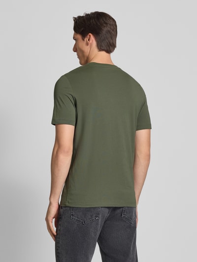 s.Oliver RED LABEL Regular Fit T-Shirt aus reiner Baumwolle Oliv 5