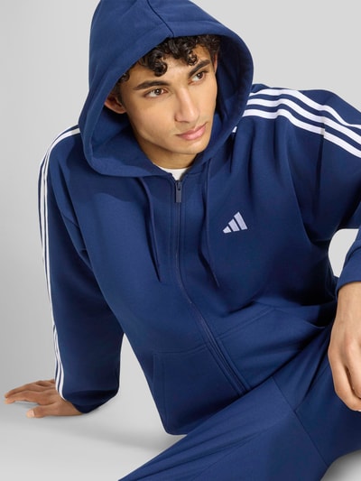 adidas Sportswear Regular Fit Sweatjacke aus Baumwoll-Mix Dunkelblau 5