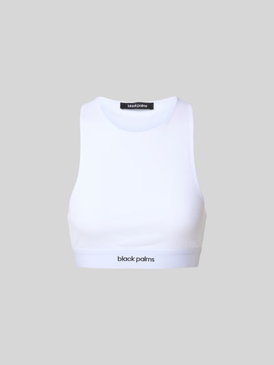 black palms BH mit elastischem Logo-Bund Weiss 1