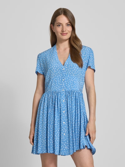 Polo Ralph Lauren Sukienka o długości do kolan z zapięciem na guzik Niebieski 4