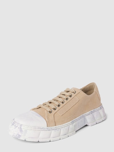 Viron Sneaker aus Baumwolle mit Kontrastbesatz Modell 'Daze' Beige 1