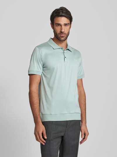 Karl Lagerfeld Poloshirt mit Logo-Print Hellblau 4