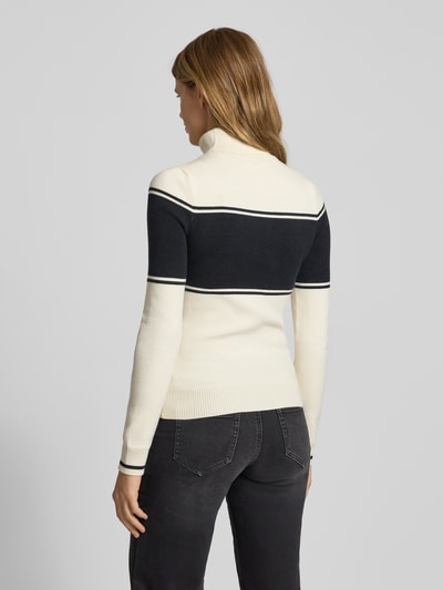 LeGer by Lena Gercke Gebreide pullover met ribboorden, model 'Elna' Beige - 5