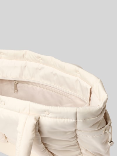 Hey Marly Handtasche mit Label-Patch Modell 'Cool Buddy' Offwhite 5