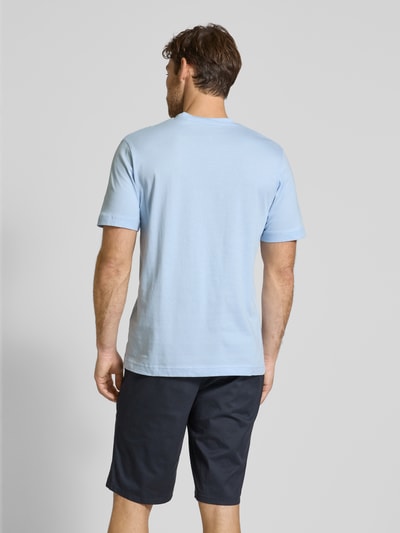 Tom Tailor Regular fit T-shirt van puur katoen Lichtblauw - 5