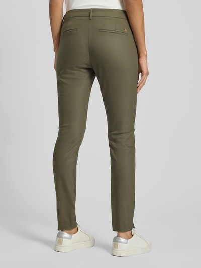 MOS MOSH Stoffen broek met achterzakken, model 'Abbey' Olijfgroen - 5