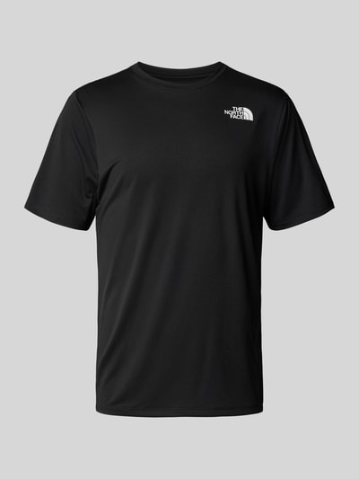 The North Face T-Shirt mit Label-Print Black 1