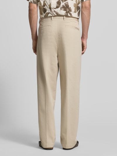 Marc O'Polo Straight Fit Chino aus Bio-Baumwoll-Mix Beige 5