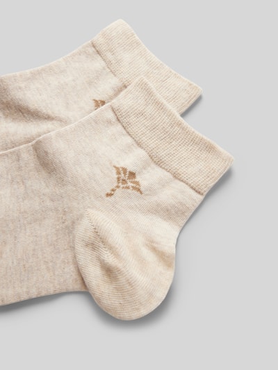 JOOP! Collection Socken mit Label-Stitching Sand 2