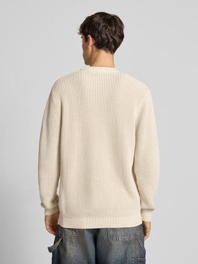 Pepe Jeans Regular fit pullover van puur katoen, model 'PARKER CREW' Beige - 5