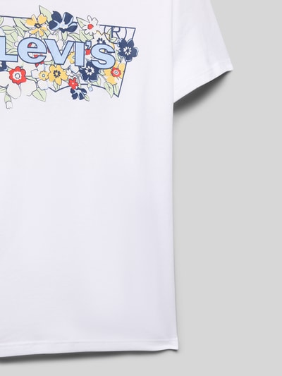 Levi’s® Kids T-Shirt mit Label-Print Weiss 2