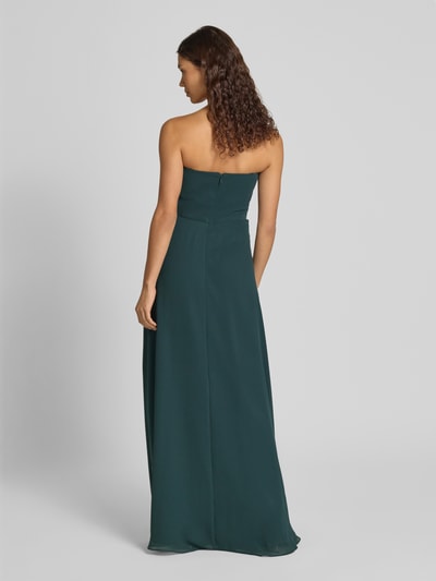 V.M. Abendkleid mit Wasserfall-Ausschnitt Dunkelgruen 5