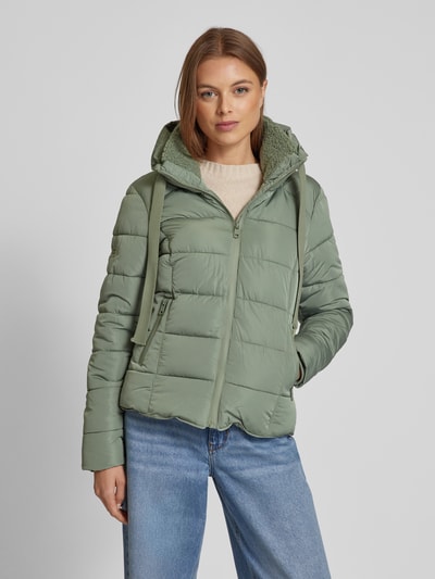 ZABAIONE Steppjacke mit Tunnelzug Khaki 4