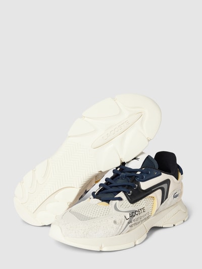 Lacoste Sneakersy z detalami z logo model ‘NEO’ Złamany biały 4