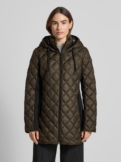 Fuchs Schmitt Regular Fit Steppjacke mit gefüttertem Stehkragen Oliv 4
