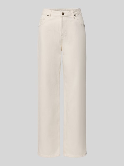 MANGO High Waist Jeans mit weitem Bein Modell 'MIAMI' Offwhite 2