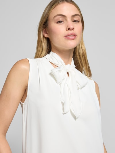 Rinascimento Regular fit blousetop met sierstrik Offwhite - 3