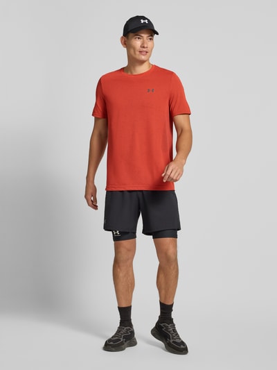 Under Armour Shorts mit elatischem Logo-Bund Black 1