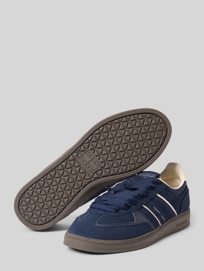 Tommy Jeans Low Top Sneaker aus echtem Rindsvelours Dunkelblau 4