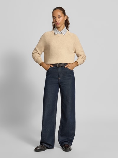 Weekend Max Mara Regular Fit Pullover aus reinem Kaschmir Modell 'PADRE' Sand 1