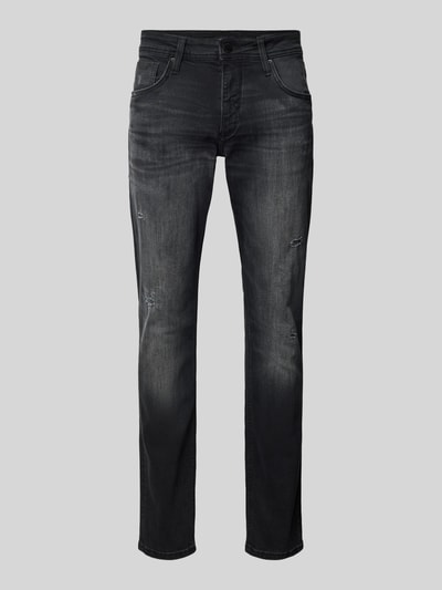 Antony Morato Comfort tapered fit jeans in 5-pocketmodel Antraciet - 2
