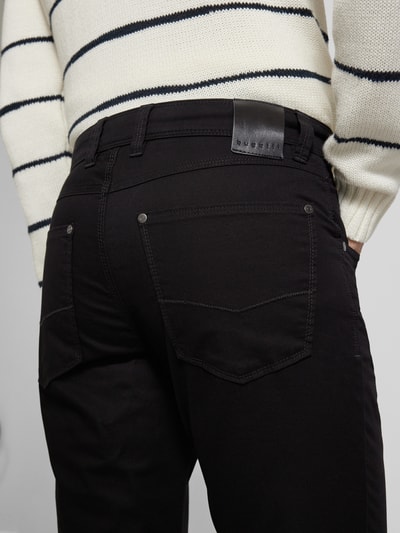 bugatti Regular Fit Hose im 5-Pocket-Design Modell 'CORDOBA' Black 3
