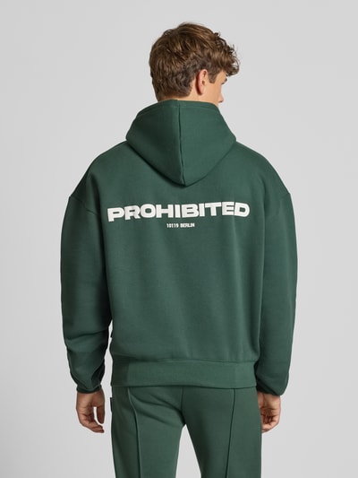 PROHIBITED Oversized hoodie met capuchon Donkergroen - 5