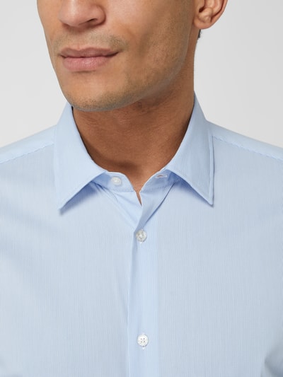 Joop! Slim Fit Slim fit zakelijk overhemd van popeline Bleu - 3