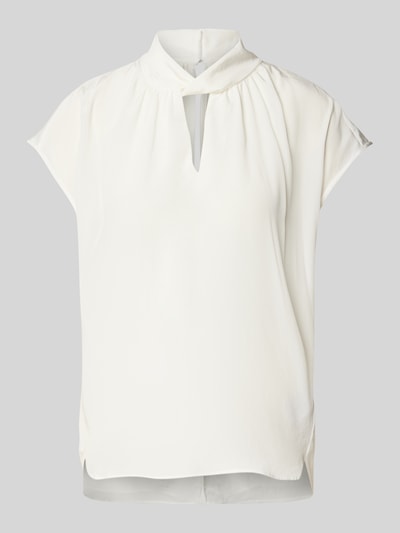 Luisa Cerano Blusenshirt mit V-Ausschnitt Offwhite 2