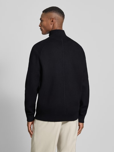 CK Calvin Klein Strickpullover aus Viskose-Mix mit Reißverschluss Black 5