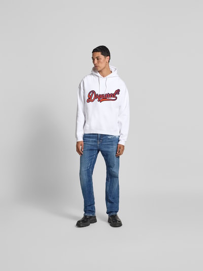 Dsquared2 Hoodie mit Kapuze Weiss 1