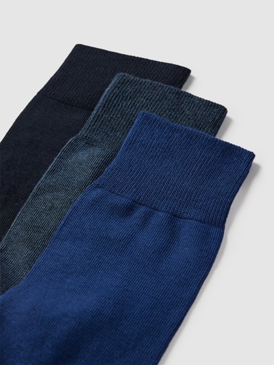 Falke Socken mit Label-Detail im 3er-Pack Modell 'FALKE HAPPY' Blau 2