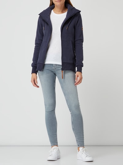 Review Skinny Fit Jeans mit Stretch-Anteil Modell 'Minnie' Hellgrau 1