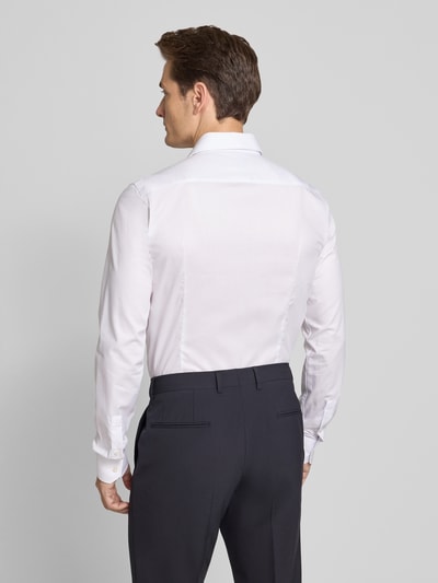 BOSS Koszula biznesowa o kroju slim fit z bardzo długim rękawem model ‘HANK’ Biały 5