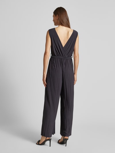 ZABAIONE Regular Fit Jumpsuit mit Plisseefalten  Mittelgrau 5