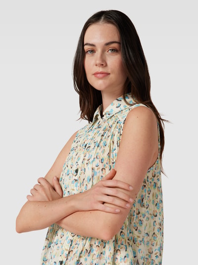 Jake*s Casual Top bluzkowy z plisami Złamany biały 3
