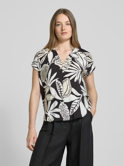 s.Oliver RED LABEL Relaxed Fit Blusenshirt aus Viskose-Mix Black 4