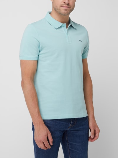 s.Oliver RED LABEL Regular Fit Poloshirt aus Piqué  Helltuerkis 4