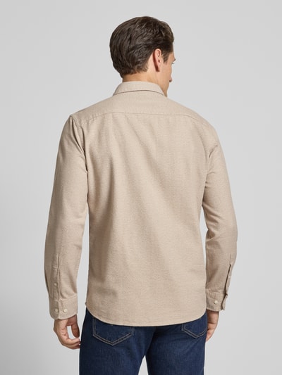 SELECTED HOMME Regular fit vrijetijdsoverhemd van puur katoen, model 'NOAH' Beige - 5