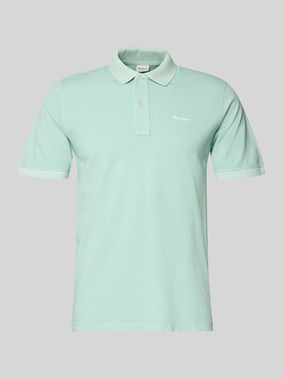 Pepe Jeans Regular Fit Poloshirt aus reiner Baumwolle Modell 'OSCAR' Mint 2