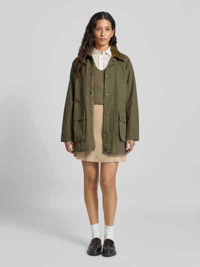 Vero Moda Spódnica mini rozkloszowana z mieszanki wiskozy model ‘SABA’ Piaskowy 1