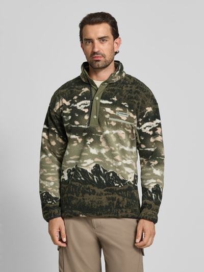 COLUMBIA Sweatshirt van teddybont Olijfgroen - 4