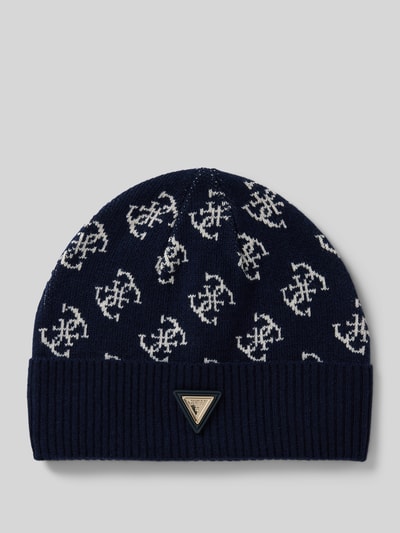 Guess Activewear Beanie mit Label-Details Marine 1