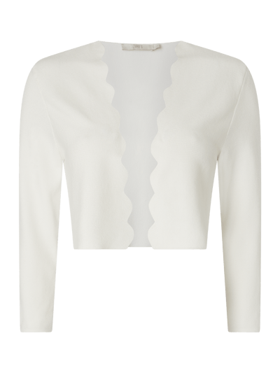 Jake*s Cocktail Bolero met geschulpte zoom  Offwhite - 1