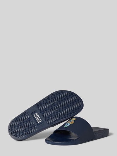 Polo Ralph Lauren Badslippers met polo bear-applicatie Marineblauw - 5