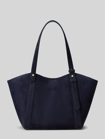 Lauren Ralph Lauren Henkeltasche aus echtem Schafsleder Modell 'TASHA' Dunkelblau 5