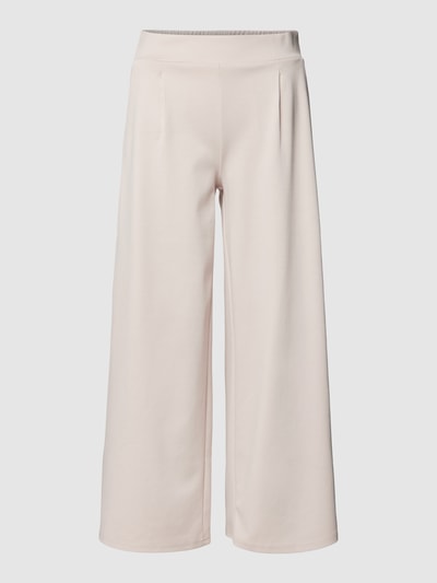 ICHI Flared cut stoffen broek met bandplooien, model 'Kate' Beige - 2